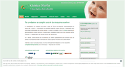 Desktop Screenshot of clinicanorba.com